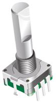 pec11r-4020f-n0012 Bourns 12 Pulse Incremental Mechanical Rotary Encoder with a 6 mm Flat Shaft (Not Indexed), Through Hole
