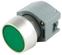 7040125 EAO Green Momentary Push Button Head