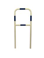 204-1774 RS PRO Black & Yellow Steel Protection Barrier