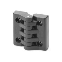 422232 Elesa PA Butt Hinge with a Fixed Pin, Screw Fixing, 65mm x 64mm x 23mm