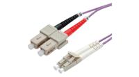 21158762 FO Cable 50/125ym OM4 purple LC-SC, 2m