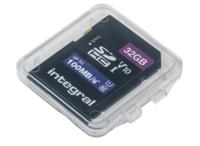 insdh32g-100v10 Integral Memory 32 GB SDHC SD Card, Class 10, UHS-1 U1