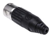 aaa3mpz Switchcraft Cable Mount XLR Connector, Male, 3 Way, Silver Plating