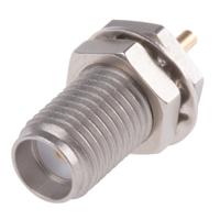 r125553001 Radiall, Jack Panel Mount SMA Connector, 50Ω, Straight Body