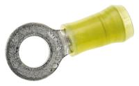 165034 TE Connectivity, PIDG Insulated Ring Terminal, M6 Stud Size, 2.7mm² to 6.6mm² Wire Size, Yellow