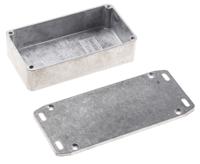 1590bfl Hammond 1590 Series Natural Die Cast Aluminium Enclosure, IP54, Flanged, Natural Lid, 111.5 x 59.5 x 27mm