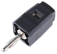 sdk-502-sw Schutzinger Black Test Terminal, 30 V ac, 60V dc, 16A