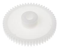 521-7635 RS PRO POM 56 Teeth Spur Gear, 1 Module, 8mm Bore Diam, 56mm Pitch Diam, 18mm Hub Diam