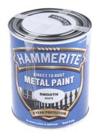 5092956 Hammerite Metal Paint in Smooth White 750ml