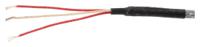 350-359 RS PRO PT1000 Temperature Sensor, 3mm Dia, 100mm Long, 3 Wire, Probe, 400°C Max