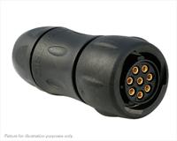 uts6gjc128s Souriau Sunbank by Eaton Circular Connector, 8 Contacts, Cable, Standard Connector, Socket, Female, IP68, IP69K, UTS