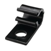 211-70200-8d10-pom-bk HellermannTyton Black Polyacetal D-shaped clip, 10mm Max. Bundle