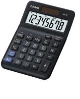 ms-8f-wa-ep Casio Battery & Solar Powered Desktop Calculator