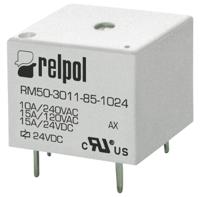 rm50-3011-85-1005 Relpol PCB Mount Power Relay, 5V dc Coil, 15A Switching Current, SPDT