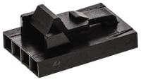 104257-3 TE Connectivity, AMPMODU MTE Female Connector Housing, 2.54mm Pitch, 4 Way, 1 Row