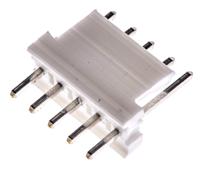 640456-5 TE Connectivity MTA-100 Series Straight Through Hole Pin Header, 5 Contact(s), 2.54 mm Pitch, 1 Row, Unshrouded