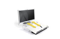bnefdesk630n Bakker Elkhuizen White Desktop Document Holder Document Holder