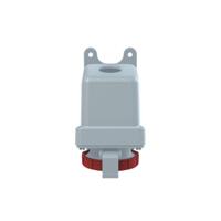 2cma167166r1000 Amphenol Industrial, 2CMA1 IP67, IP69 Red Wall Mount 3P+N+E Industrial Power Socket, Rated At 16A, 415 V