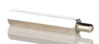 806-6689 RS PRO Standoff, M6 x M6 Thread, 50mm Body, Steel, Male/Female, 10mm Stud