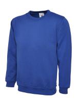 uc203rbl-l Uneek Cotton, Polyester Men Work Sweatshirt L