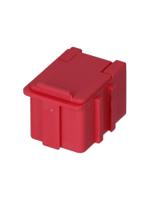 8150007 Licefa 1 Cell Red SB Compartment Box, 21mm x 21.8mm x 29.4mm