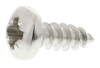 521-579 RS PRO Plain Stainless Steel Pan Head Self Tapping Screw, N°6 x 3/8in Long 9.5mm Long