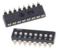 a6s-8104-h Omron 8 Way Surface Mount DIP Switch 8P