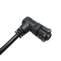 bd-06afmm-qr8d01 Amphenol Industrial Male 6 way X Lock B size to Unterminated Free End Sensor Actuator Cable, 1 m