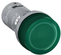 1sfa619403r5022-cl2-502g ABB, CL2-502G, Panel Mount Green LED Pilot Light, 22mm Cutout, IP66, IP67, IP69K, Round, 24V ac/dc