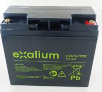 exa18-12fr-rs Exalium 12V M5 Sealed Lead Acid Battery, 18Ah
