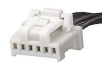 15133-0603 Molex 6 Way Female Pico-Clasp to 6 Way Female Pico-Clasp Wire to Board Cable, 300mm