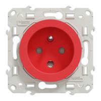 s52009903 Schneider Electric Red, 1 Gang, Odace