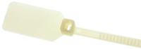 811-1798 RS PRO Cable Tie, 400mm x 4.8 mm, Natural Nylon, Pk-100