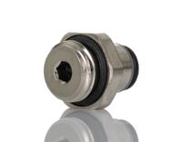 3101-06-13 Legris LF3000 Series Straight Threaded Adaptor, G 1/4 Male to Push In 6 mm, Threaded-to-Tube Connection Style