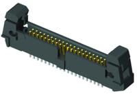 ehf-105-01-l-d Samtec EHF Series Straight Through Hole PCB Header, 10 Contact(s), 1.27 mm Pitch, 2 Row, Shrouded
