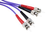 536-6478 RS PRO SC to LC Duplex Multi Mode OM3 Fibre Optic Cable, 50/125μm, Purple, 3m