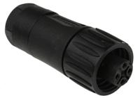 c016-20d003-100-12 Amphenol Industrial Circular Connector, 3 Contacts, Cable, Standard Connector, Socket, Female, IP67, Ecomate M Series