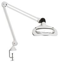 wal026067 Luxo Wave LED LED Magnifying Lamp with Table Clamp Mount, 5dioptre