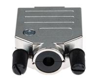 amet-09-rs ASSMANN WSW AMET Series Zinc D Sub Backshell, 9 Way, Strain Relief