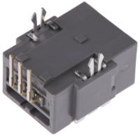 mx34003nf1 JAE MX34 Series Right Angle Through Hole PCB Header, 3 Contact(s), 2.2 mm Pitch, 1 Row, Shrouded