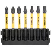 dt70823-qz DeWALT Pozidriv Screwdriver Bit, PZ1, PZ2, T15, T20, T25, T30 Tip, Pozidriv Drive, 57 mm Overall