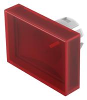 51-9012 EAO Red Rectangular Push Button Lens for Use with Push Button