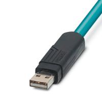 1655797 Phoenix ContactVS, 5m, Blue USB to USB, Aluminium/Polyester Foil Shielded, Terminated Polyurethane Sheath