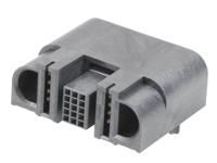 214114-0002 Molex 214114 Series Right Angle PCB Mount PCB Socket, 1P + 15S + 1P-Contact, 5-Row, 2 Pitch, Through Hole Termination