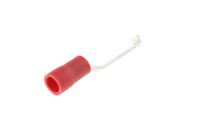 624-1213 RS PRO Hooked Insulated Crimp Blade Terminal 16.8mm Blade Length, 0.5mm² to 1.5mm², 22AWG to 16AWG, Red