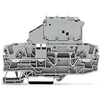 2006-16211000-541 WAGO 2006-1621/1000-541 TOPJOB S Series Grey, 6mm², 1-Level, Push In Termination, Fused, CSA