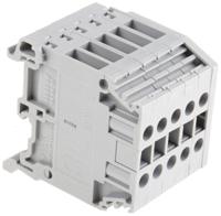 1sna115409r2600 Entrelec Distribution Block, 5 Way, 4mm², 32A, 800 V, Grey