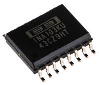 ina103ku INA103KU Texas Instruments, Instrumentation Amplifier, 0.25mV Offset 6MHz, 16-Pin SOIC
