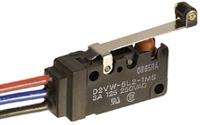d2vw-5l2-1ms Omron Hinge Lever Micro Switch, Wire Lead Terminal, 5 A @ 250 V ac, SP-CO, IP67
