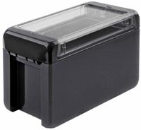 96023134-b-140809-pc-v0-g-7024 Bopla Bocube Series Graphite Grey Polycarbonate V0 Enclosure, IP66, IP68, IK07, Transparent Lid, 151 x 80 x 90mm